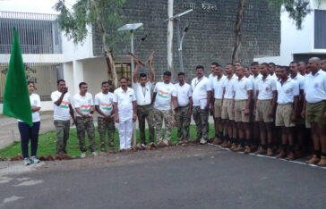 10 km run competition of trainees of batch no.42