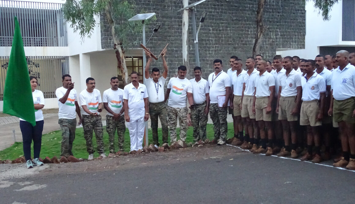 10 km run competition of trainees of batch no.42