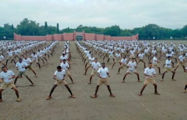 Karate training